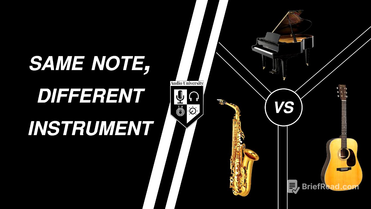 Why Do Instruments Sound Different? Overtones, Harmonics, Envelope, and More...