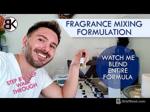 LIVE Fragrance Mixing Demo Formula: Men's Autumn Amber EDP