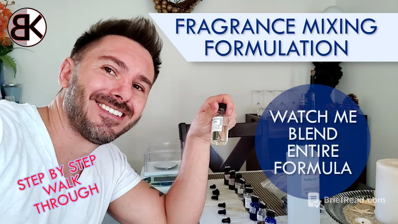 LIVE Fragrance Mixing Demo Formula: Men's Autumn Amber EDP