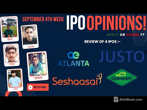 Atlanta Electrical, Seshaasai & other September 4th Week IPOs : Apply/Avoid? Primary Market Chatter