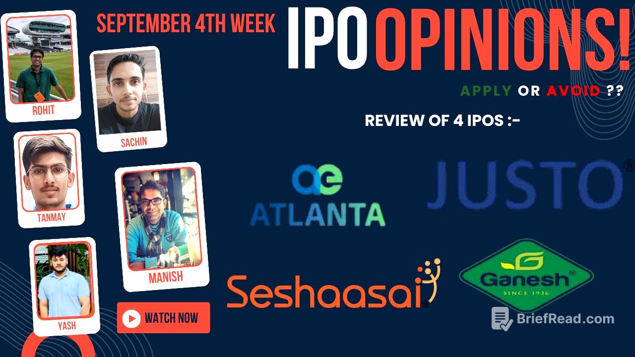 Atlanta Electrical, Seshaasai & other September 4th Week IPOs : Apply/Avoid? Primary Market Chatter
