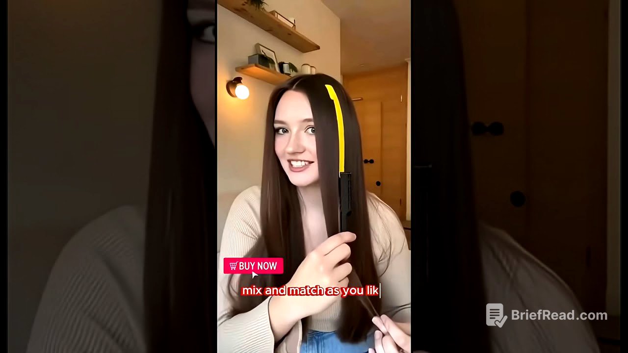 Shortened: Festive Hair Chalk Combs