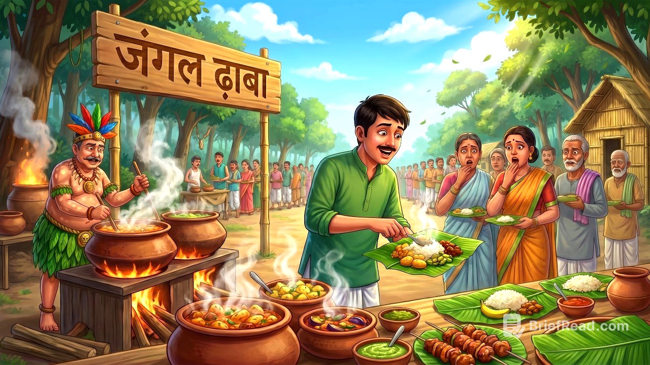 जंगल ढाबा | Jungle Dhaba | Hindi Kahaniya | Animated Stories