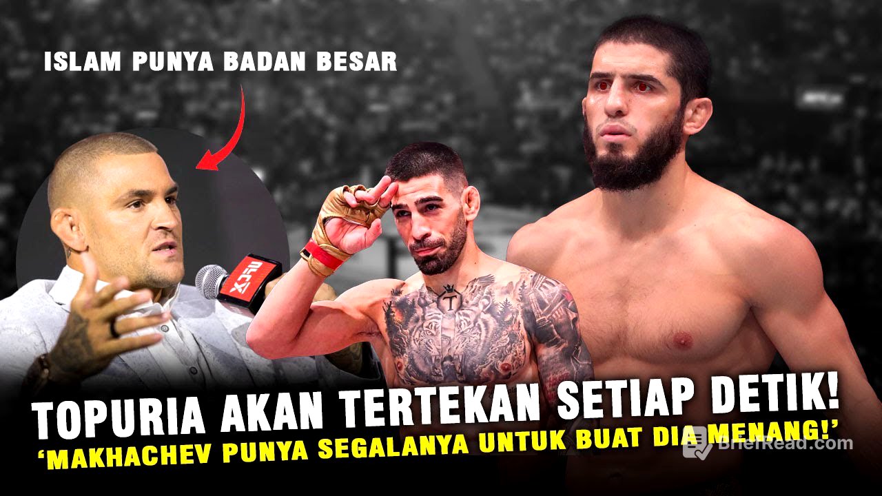 NGERIII!🔥 POIRER Anggap Topuria Takkan Mampu Hadapi Tekanan Makhachev! "Dia Itu Monster Menakutkan!"