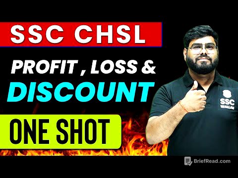 Profit, Loss and Discount | Zero To Hero | FOR SSC CHSL