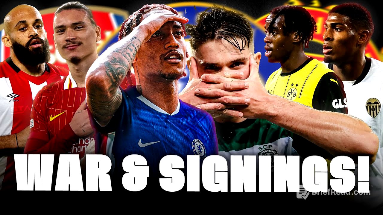 🚨 GYOKERES WAR! CHELSEA BOMBS! MAN UNITED AND MBEUMO, NUNEZ, MOSQUERA…