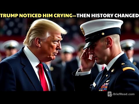Trump Spots a Man in Uniform Crying – What He Says Isn’t in the Script