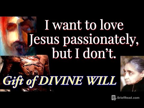 I Want to Love Jesus Passionately, But I Don't. Getting Honest w Dr. Michael James- Luisa Piccarreta