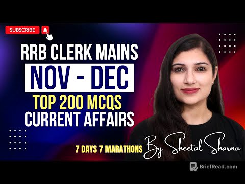 RRB CLERK 2025 | NOV - DEC 2025 CURRENT AFFAIRS MARATHON | RBI OFFICE ATTENDANT #rbiofficeattendant