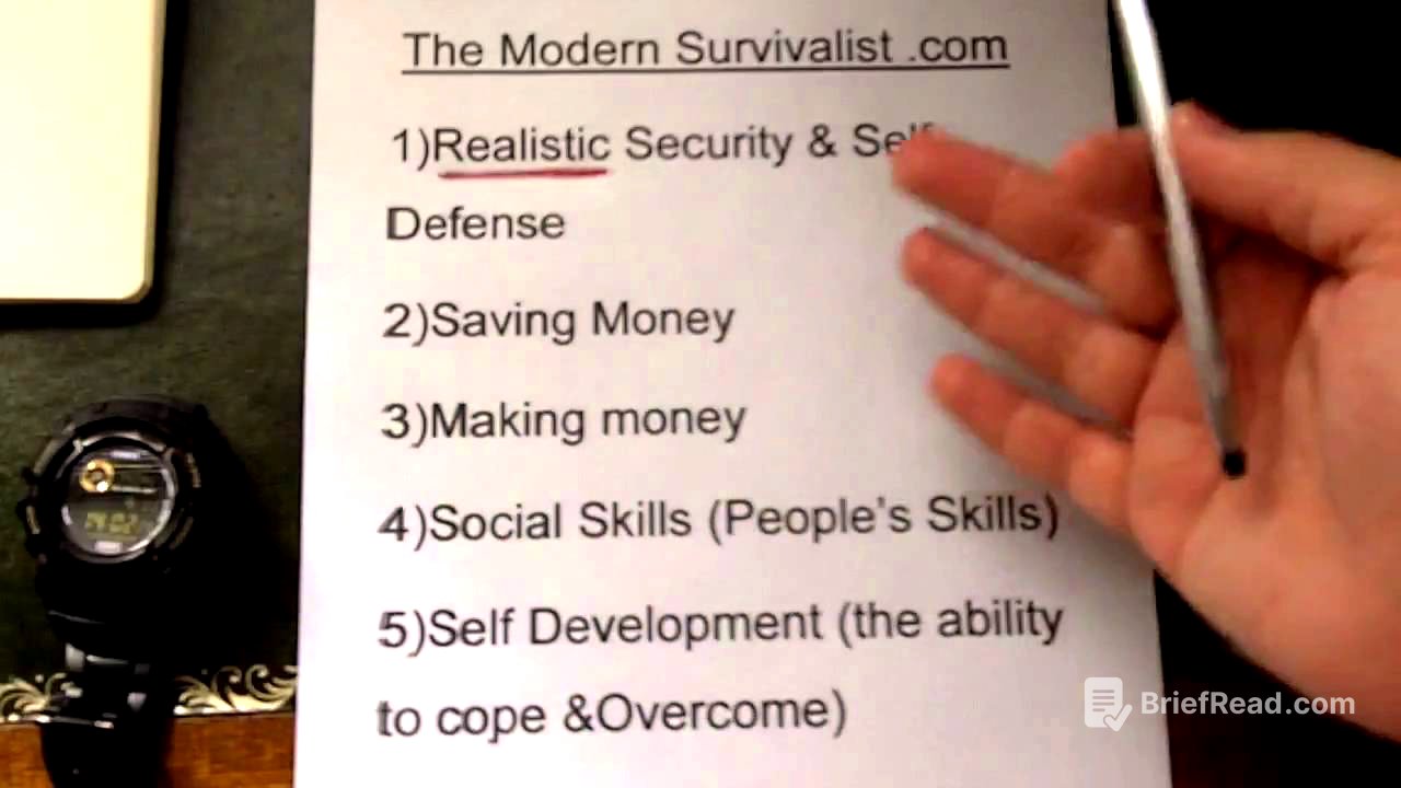 5 most underrated Survival Skills for Survivalists & Preppers Part 1 of 2