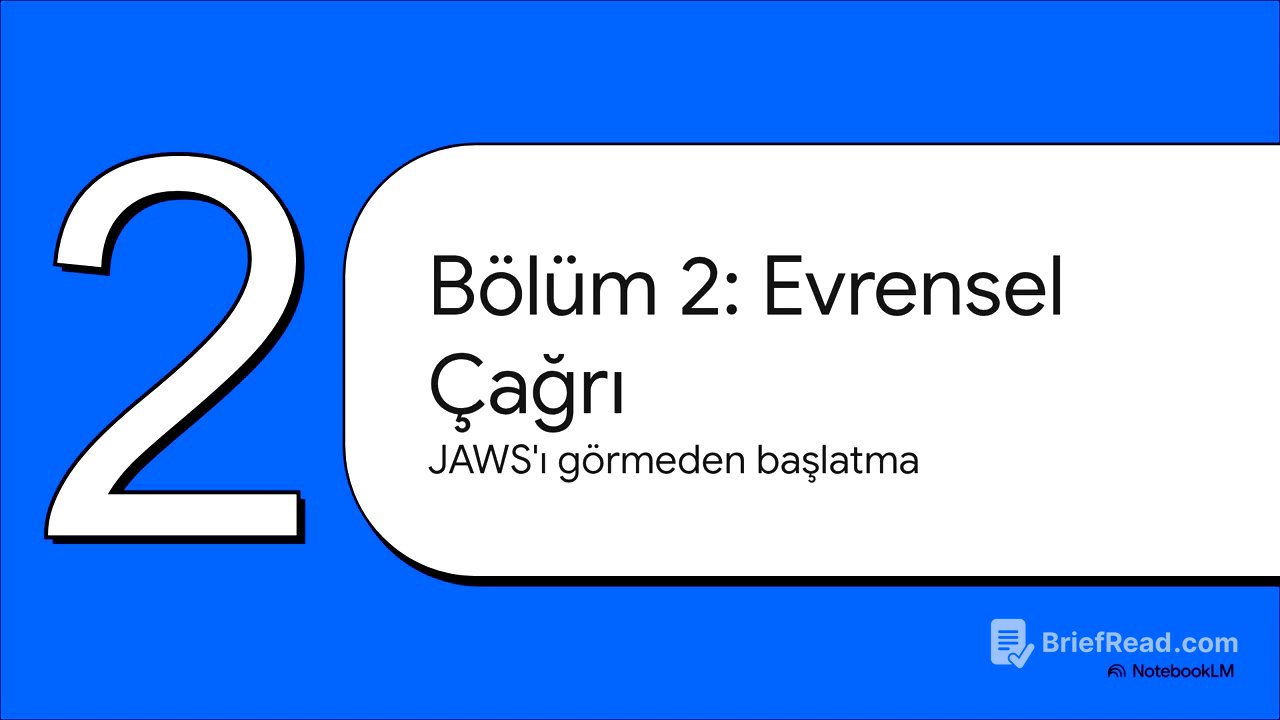 #JAWS #Ekran #Okuyucu programı #başlatma #ayarları #2025