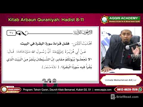Kitab Arbaun Quraniyah Hadist 8-11