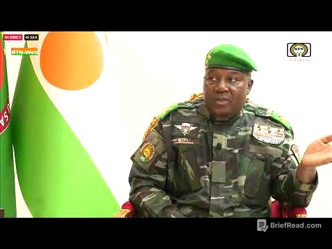 Direct   Niger  Grand entretien du Président de la République Tiani