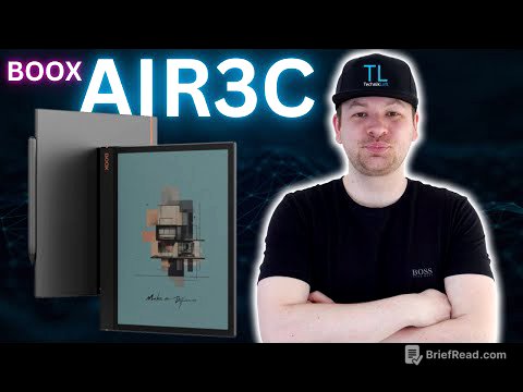 Onyx Boox Note Air 3C Erfahrungsbericht - Besser als der Kindle Scribe! | TechnikLoft