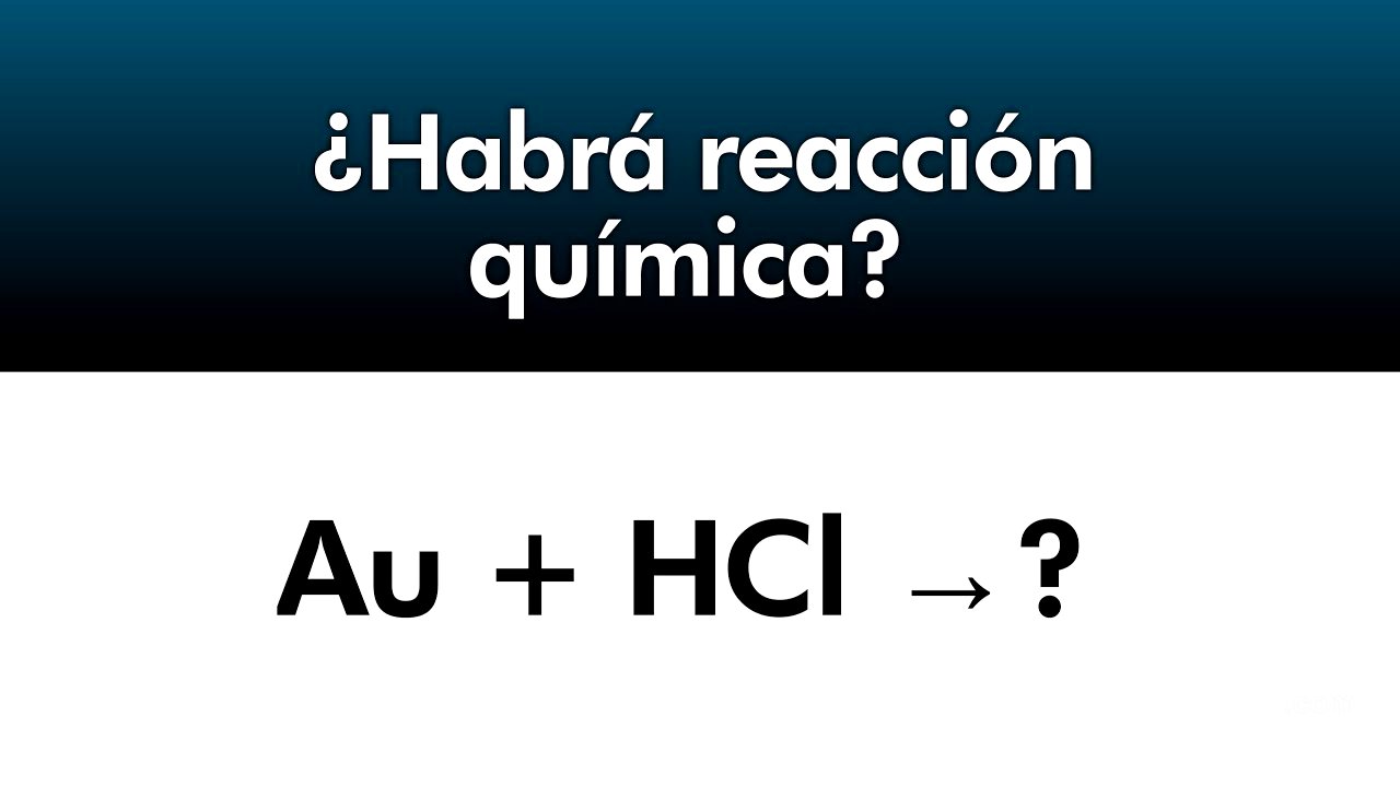 Cómo PREDECIR REACCIONES químicas | Serie de actividad de los Metales