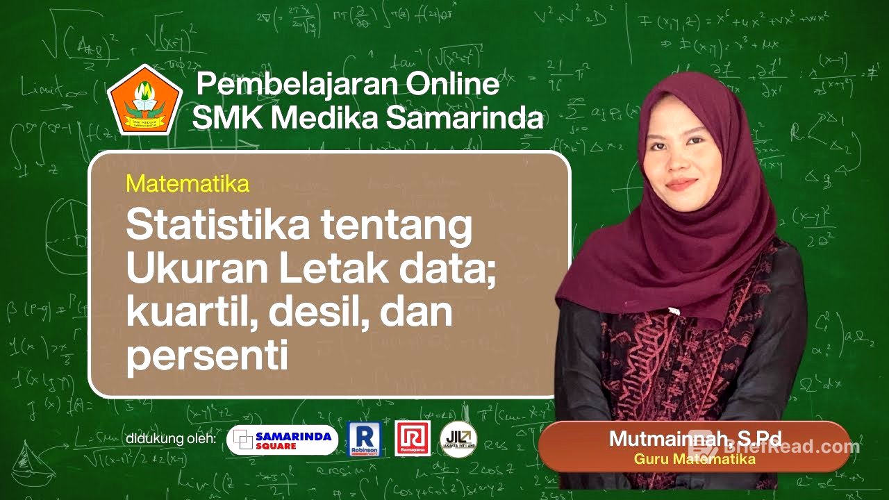 PEMBELAJARAN ONLINE-SMK MEDIKA SAMARINDA-RAMAYANA SMD SQUARE "  BERSAMA MUTMAINAH, S.Pd.