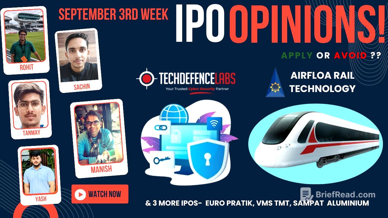 Airfloa, TechD, Euro Pratik & other September 3rd Week IPOs : Apply/Avoid? Primary Market Chatter