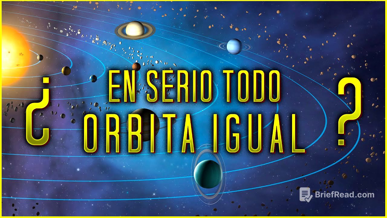 La SIMPLE RAZÓN porqué todos los PLANETAS ORBITAN IGUAL | Astrum Español