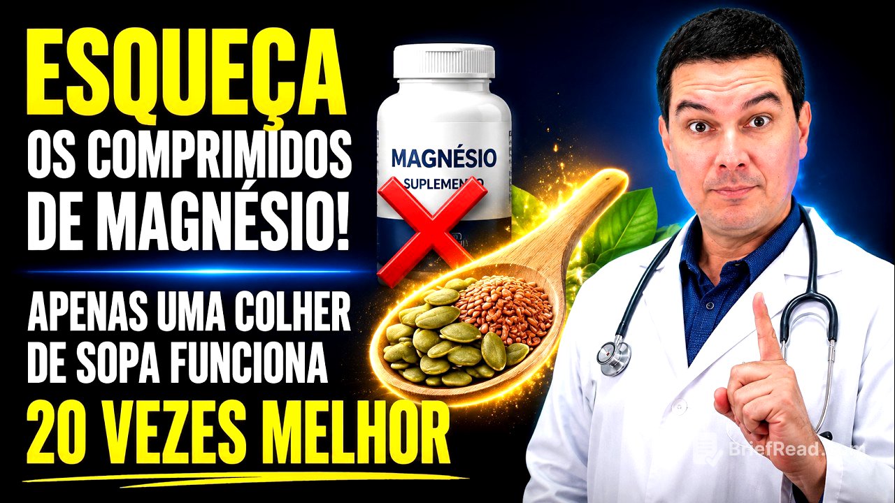 ANTES DE COMPRAR MAGNÉSIO, VEJA ISTO (ALIMENTOS FUNCIONAM 20X MELHOR)