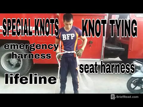 SPECIAL KNOTS KNOT TYING ESSENTIAL KNOTS EMERGENCY HARNESS LIFELINE SEAT HARNESS