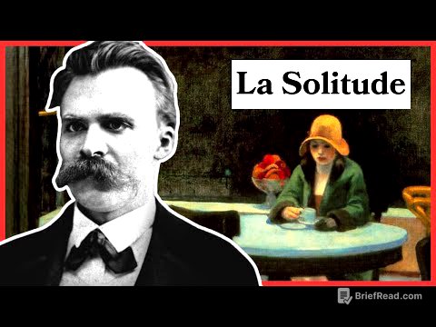 NIETZSCHE - LA SOLITUDE EST NÉCESSAIRE À LA GRANDEUR