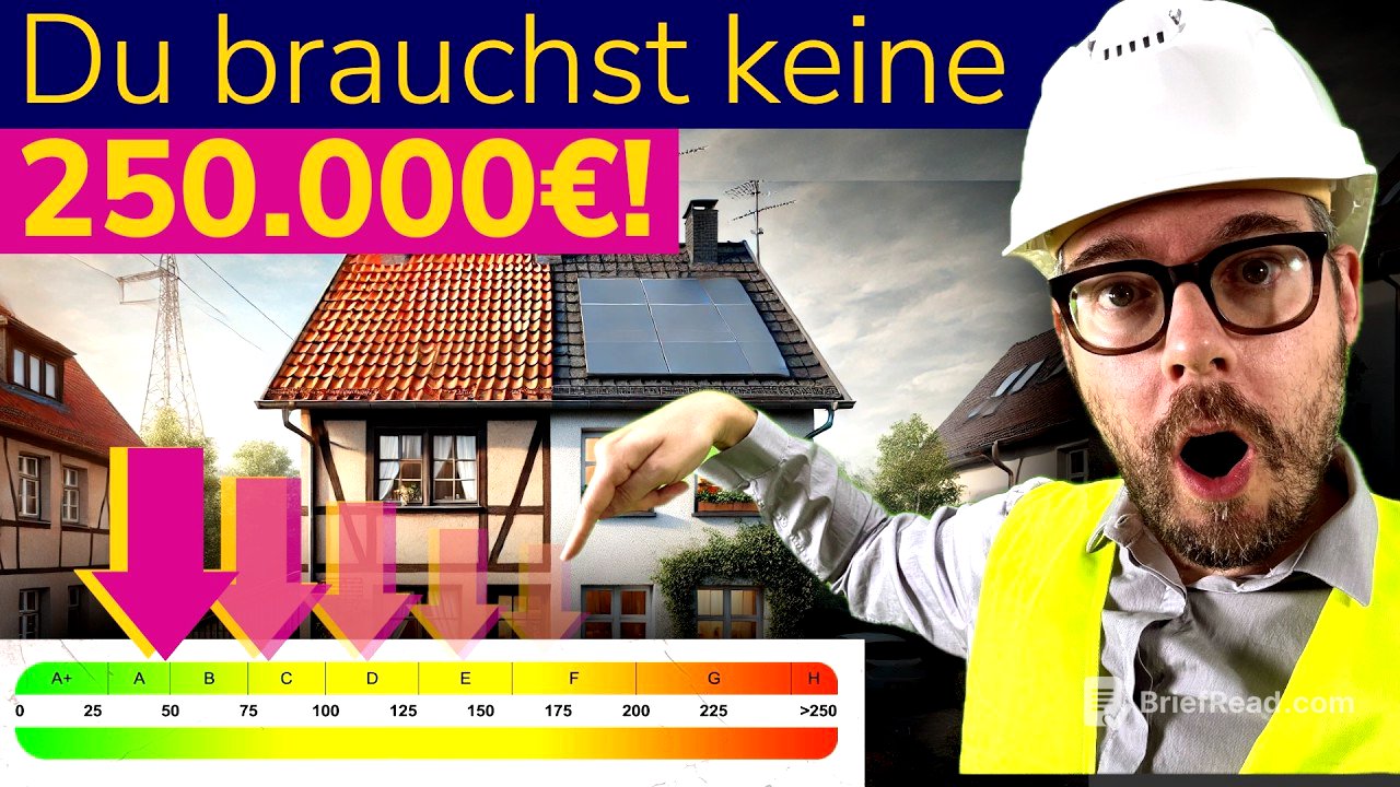 Energieausweis von H auf A für 20.000€ [Energieberater verrät welche Sanierung sich lohnt]