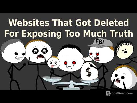 Websites That Got Deleted For Exposing Too Much Truth