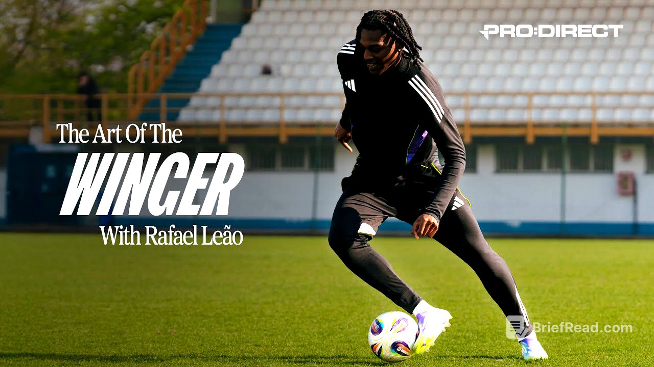 How Rafael Leão DESTROYS Defenders 🥵 | The Art of the Winger with Rafa Leão ⚡️