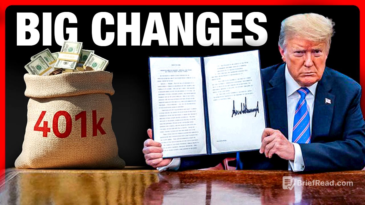 Trump Just Changed 401(k)s FOREVER — Your Retirement Will Never Be the Same