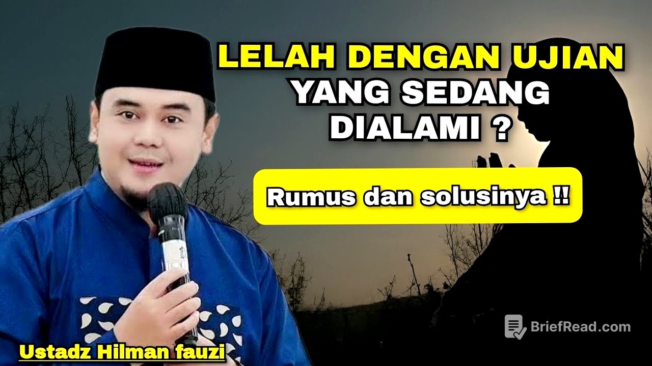 Lelah Menghadapi Ujian Hidup? Ini Rumus & Solusi dari Ustadz Hilman Fauzi!