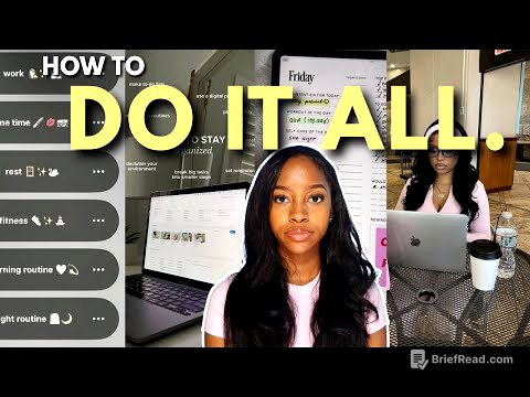 How To Make Time For EVERYTHING | productivity & discipline