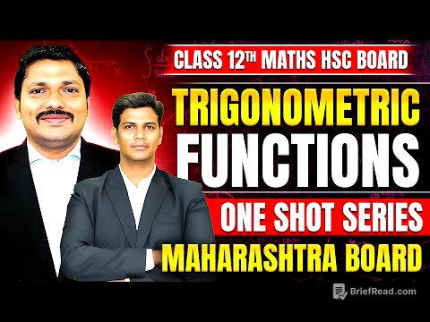 TRIGONOMETRIC FUNCTIONS ONE SHOT FOR CLASS 12 HSC BOARD EXAM 2026 #oneshot #class12 | Dinesh Sir
