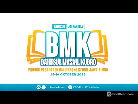 🔴LIVE - JALSAH ULA BAHTSUL MASAIL KUBRO 2025 KOMISI B | PONDOK PESANTREN HM LIRBOYO