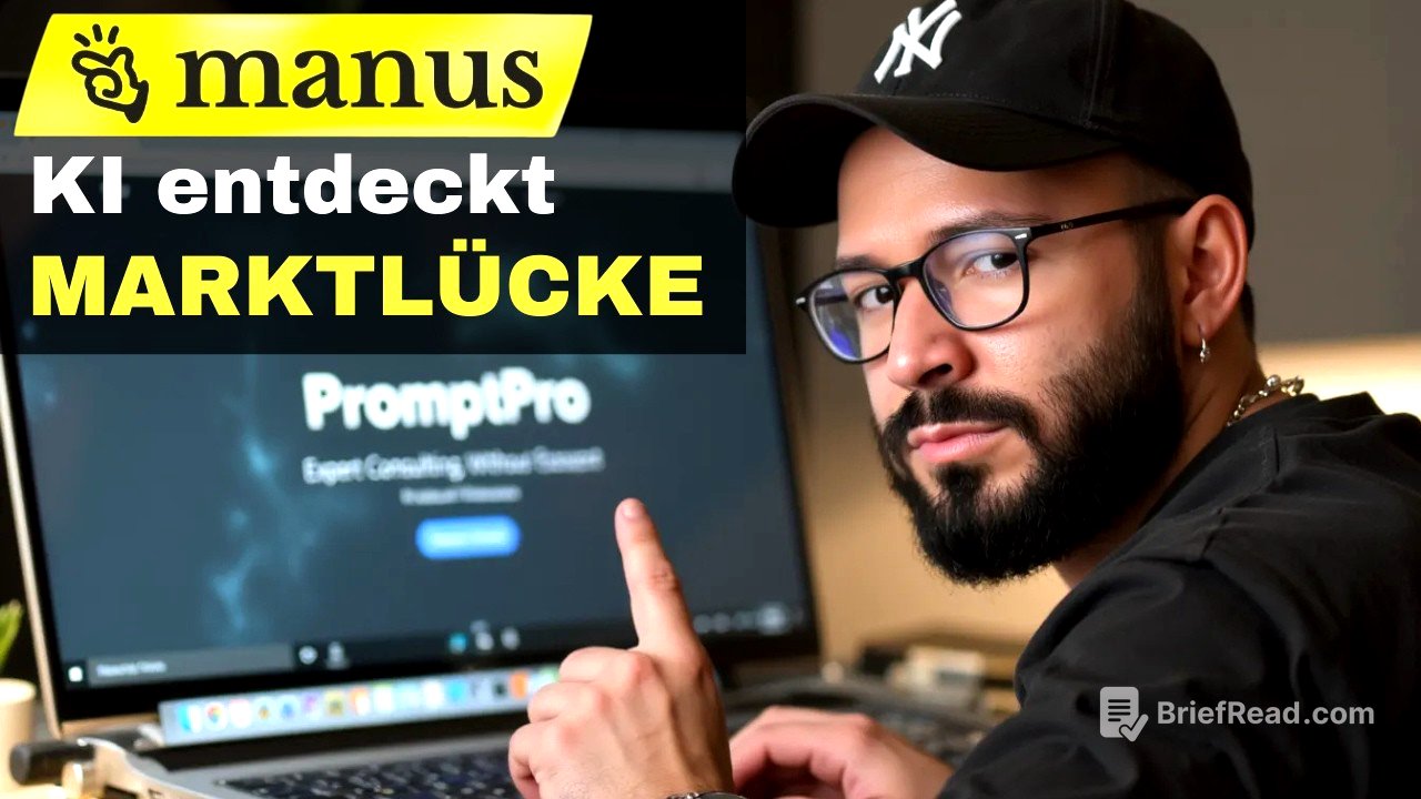 Es ist einfach nur noch KRANK... Manus KI baut in 25 Min. ein Business