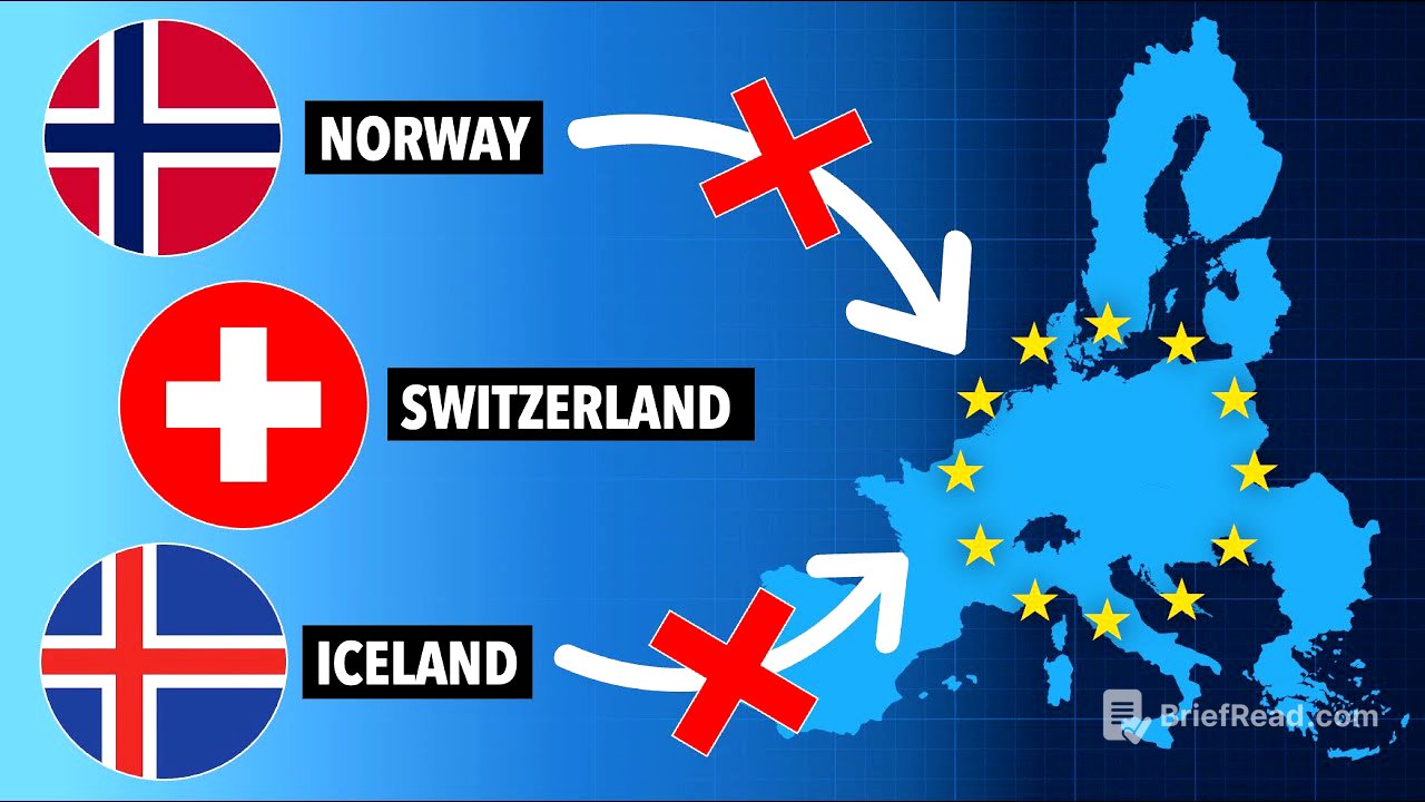 Switzerland, Norway and Iceland REFUSE to join the EU. Why?