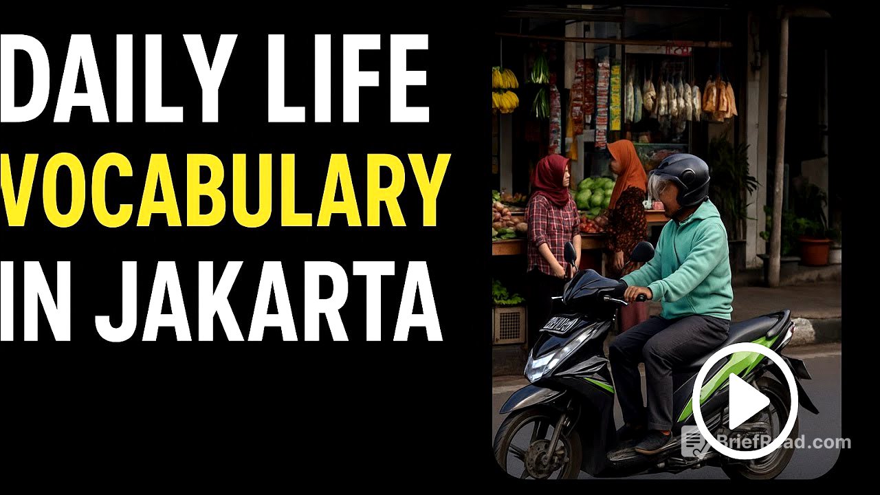 Daily English Vocabulary for Real Conversations – Jakarta Vibes Ep. 1