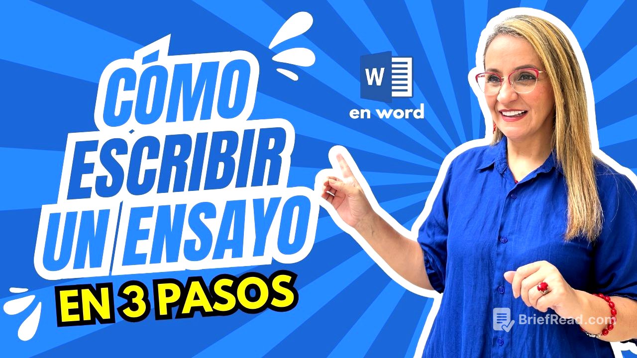 Redacta un Ensayo en 3 sencillos pasos