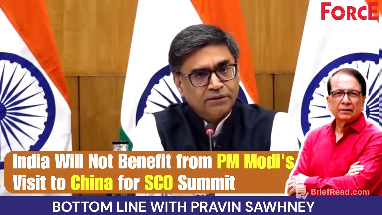 India Will Not Benefit from PM Modi's Visit to China for SCO Summit