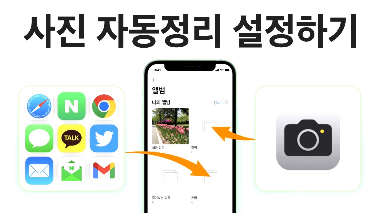 아이폰 사진 자동분류 설정하는 방법 / 자동화 단축어 활용 / 사진 정리