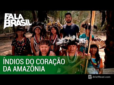 Aldeia indígena da Amazônia recebe turistas e mostra seus costumes