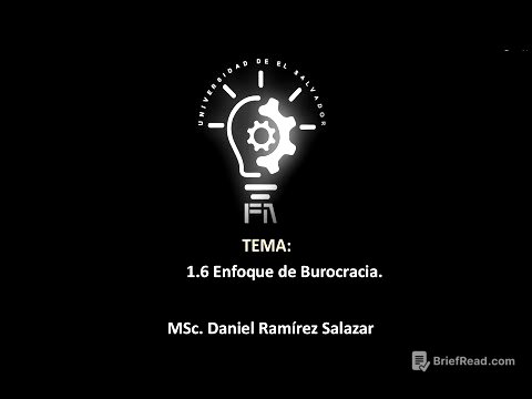 1 6 Enfoque de Burocracia