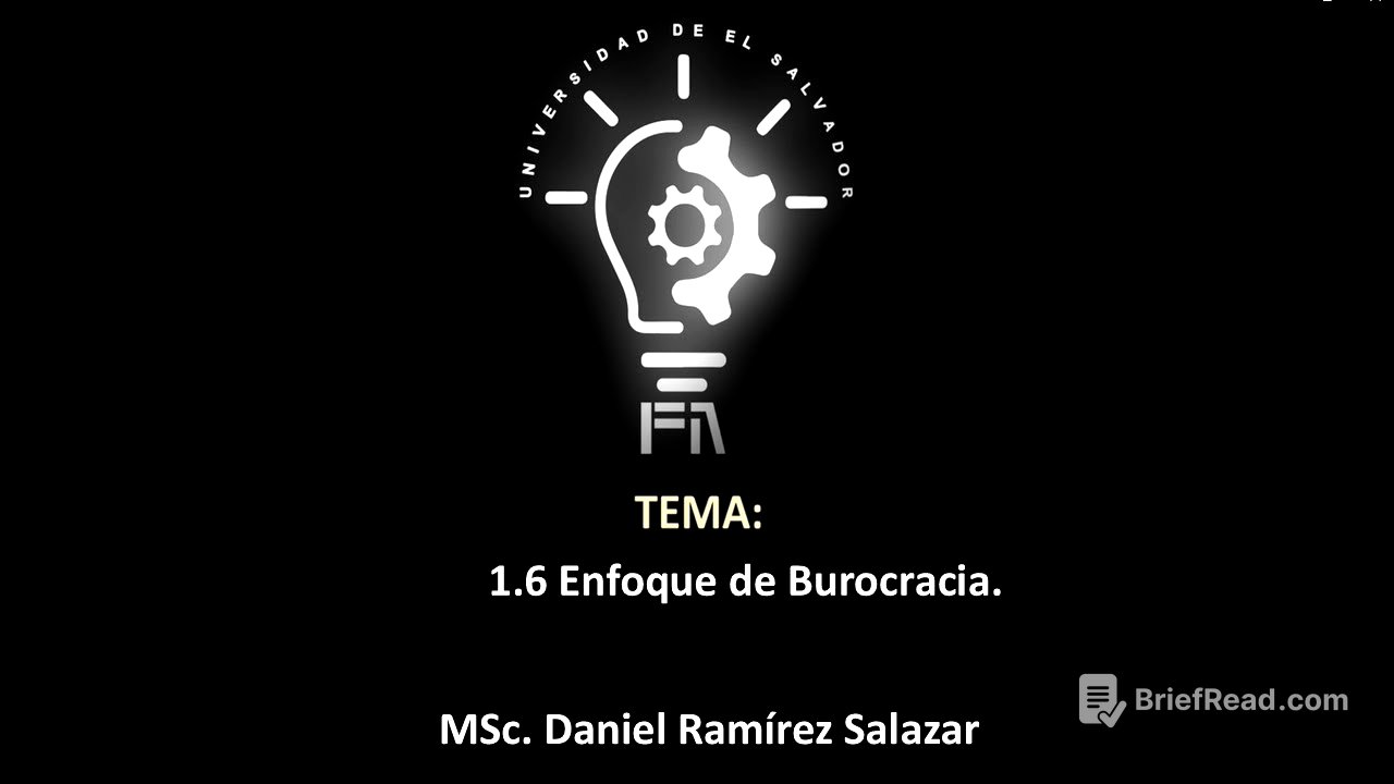 1 6 Enfoque de Burocracia