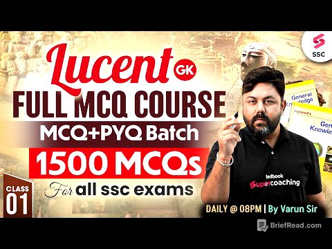 Lucent GK MCQ by Varun Awasthi | Lucent Book Full Complete Course | Lucent GK Book Class 1