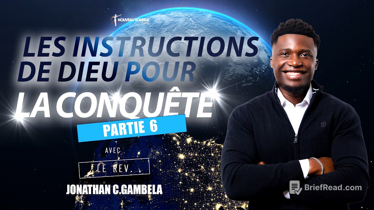 LES INSTRUCTIONS DE DIEU POUR LA CONQUÊTE - PARTIE 6 - AVEC LE REV. JONATHAN C.GAMBELA