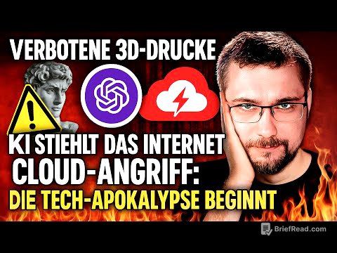 Verbotene 3D-Drucke, KI stiehlt das Internet & Cloud-Angriff: Die Tech-Apokalypse beginnt?!