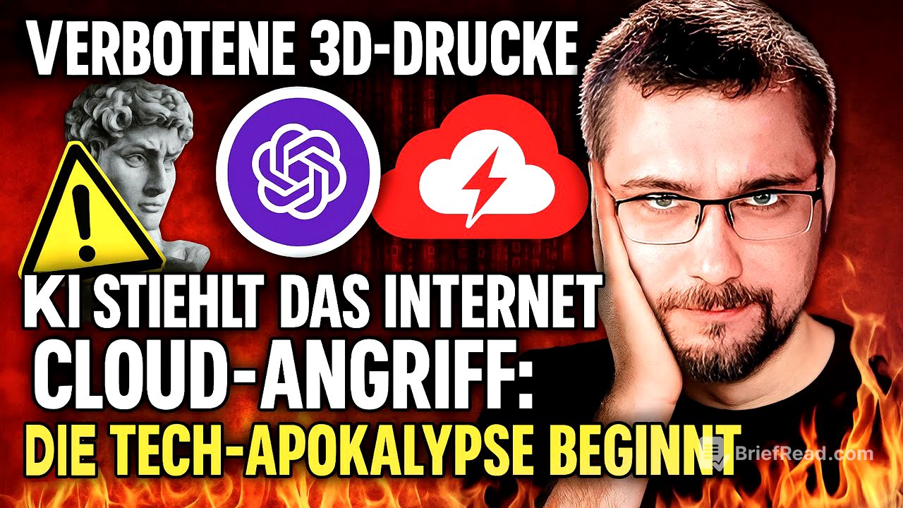 Verbotene 3D-Drucke, KI stiehlt das Internet & Cloud-Angriff: Die Tech-Apokalypse beginnt?!