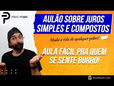 AULA SOBRE JUROS SIMPLES E COMPOSTOS - ENTENDA O QUE SÃO JUROS E O QUE SÃO JUROS COMPOSTOS