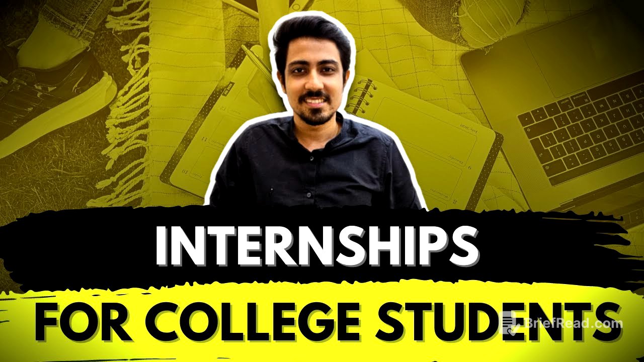 Apply for these INTERNSHIPS Quick ➡️ Best Internships to do in 2024