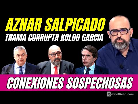 BOMBAZO KOLDO GARCÍA, ¿AZNAR IMPLICADO en la TRAMA SANTOS CERDÁN?, DESVELAN CONEXIONES SOSPECHOSAS