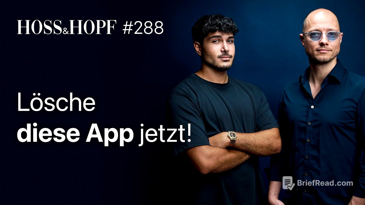Die Dopamin-Apokalypse: Wie endloses Swipen dein Gehirn zerstört! - Hoss und Hopf #288